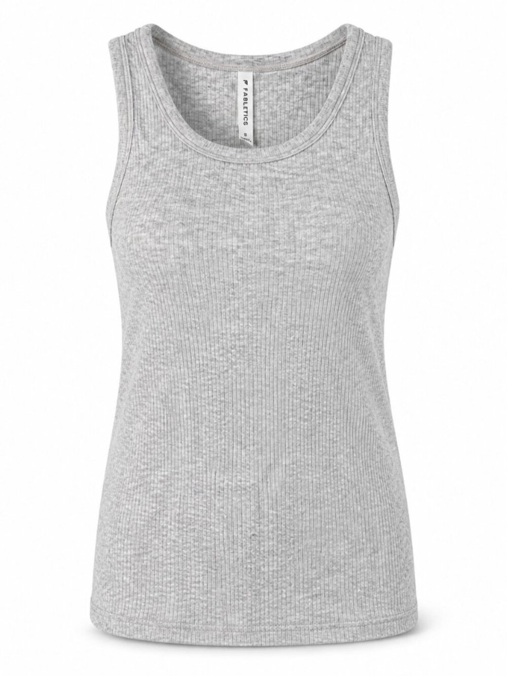 Fabletics Modal Rib Built-In Bra Tank Gray M - Picture 2 of 8